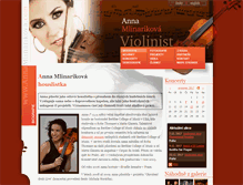 Tablet Screenshot of annamlinarikova.com